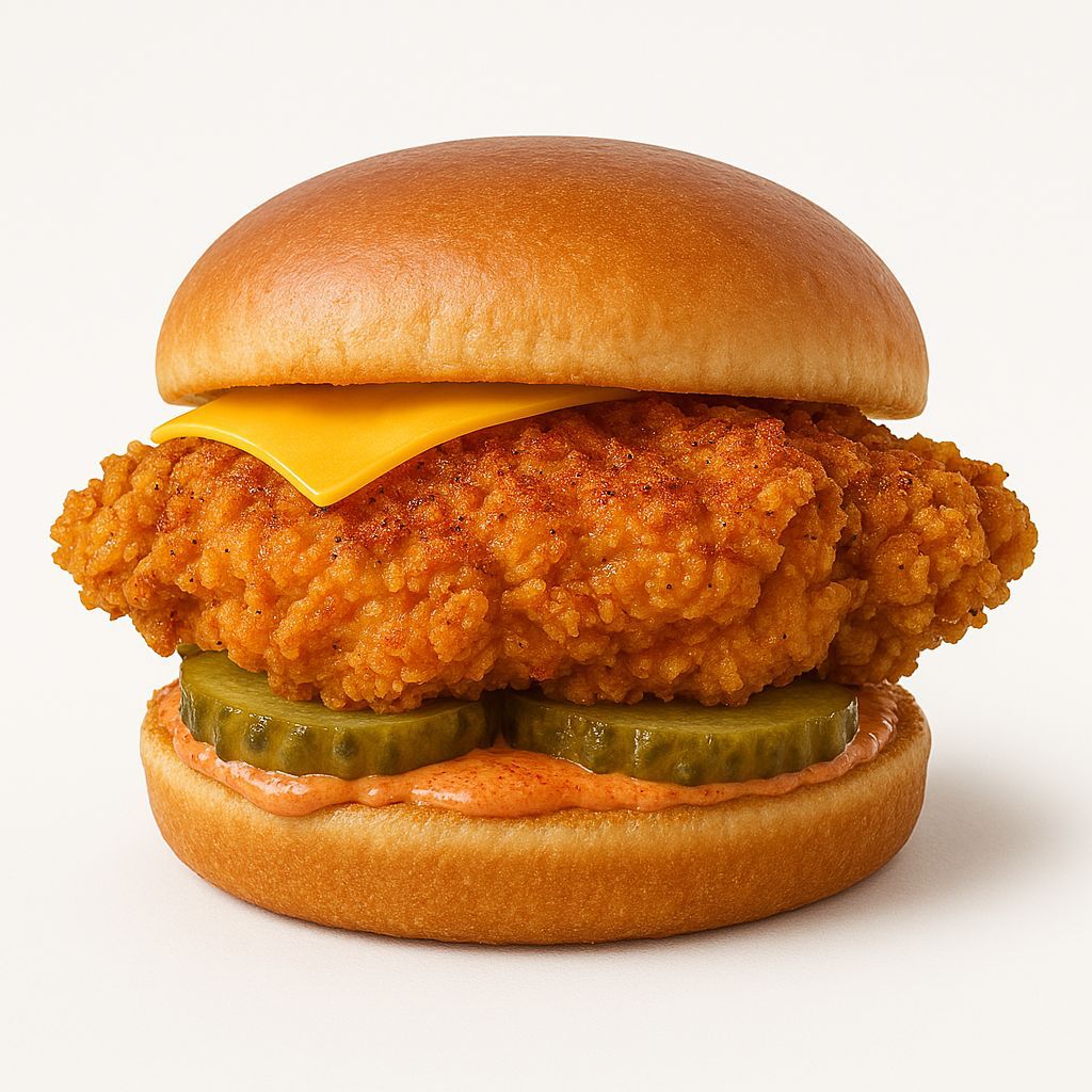 Pane Acılı Burger Menü