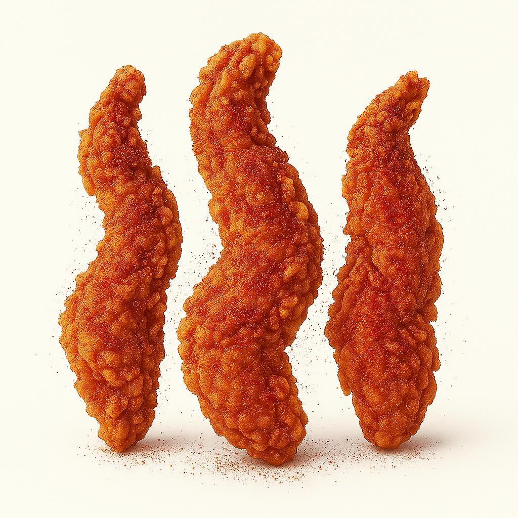 3'lü Cajun Baharatlı Tender Menü